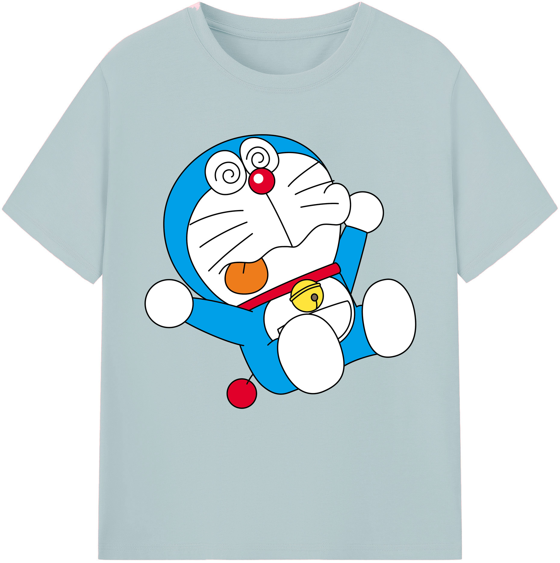 （画像用） ドラえもん Doraemon 綿100％半袖Tシャツ（フロントプリント）
